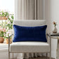 12" X 24" Blue Throw Pillow