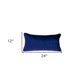 12" X 24" Blue Throw Pillow