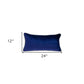 12" X 24" Blue Throw Pillow
