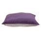 20" Purple And Dark Gray Cotton Blend Throw Pillow