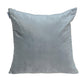 Yellow and Gray Dual Solid Color Reversible Throw Pillow