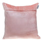 Quilted Velvet Arrows Pink Decorative Throw Pillow