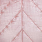 Quilted Velvet Arrows Pink Decorative Throw Pillow