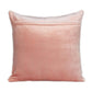 20" Pink Cotton Blend Throw Pillow