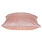 Pink Quilted Diamonds Velvet Solid Color Throw Pillow