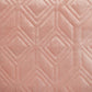 Tufted Diamonds Rose Gold Velvet Accent Pillow