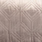 12" X 24" Taupe Lumbar Geometric Diamonds Cotton Blend Throw Pillow