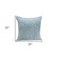Geometric Lush Quilted Metallic Gray Throw Pillow