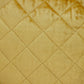 Tufted Diamond Yellow Ochre Transitional Square Pillow