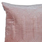 20" Pink Cotton Blend Throw Pillow