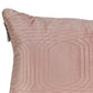 12" X 24" Pink Cotton Blend Throw Pillow