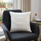 12" X 24" White Cotton Blend Throw Pillow