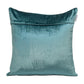 20" Teal Cotton Blend Throw Pillow