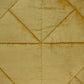 Yellow Chunky Geo Stitched Velvet Decorative Throw Pillow