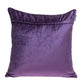 20" Purple Cotton Blend Throw Pillow