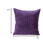 20" Purple Cotton Blend Throw Pillow