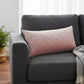 Tufted Diamond Pink Transitional Lumbar Pillow