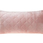 Tufted Diamond Pink Transitional Lumbar Pillow