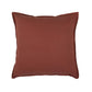 20" Brown Cotton Throw Pillow