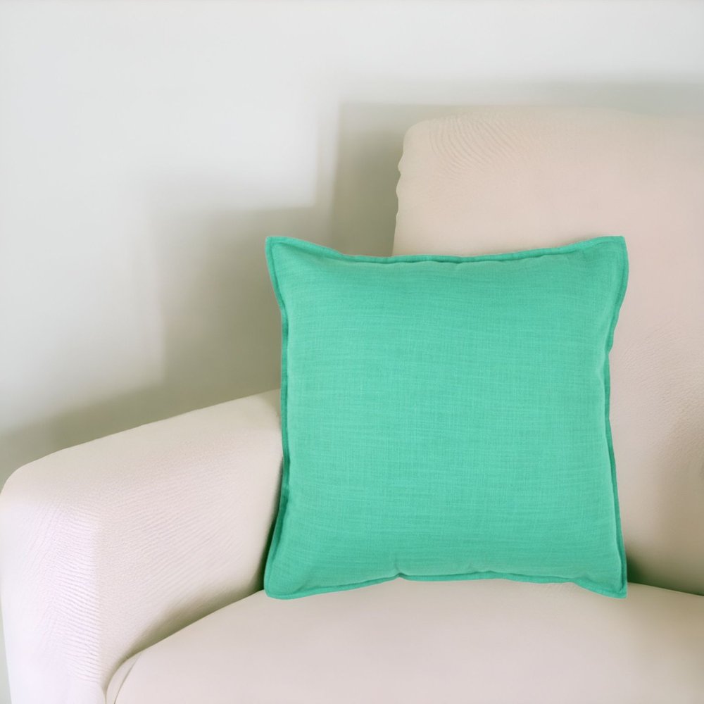 20" Brown Cotton Throw Pillow