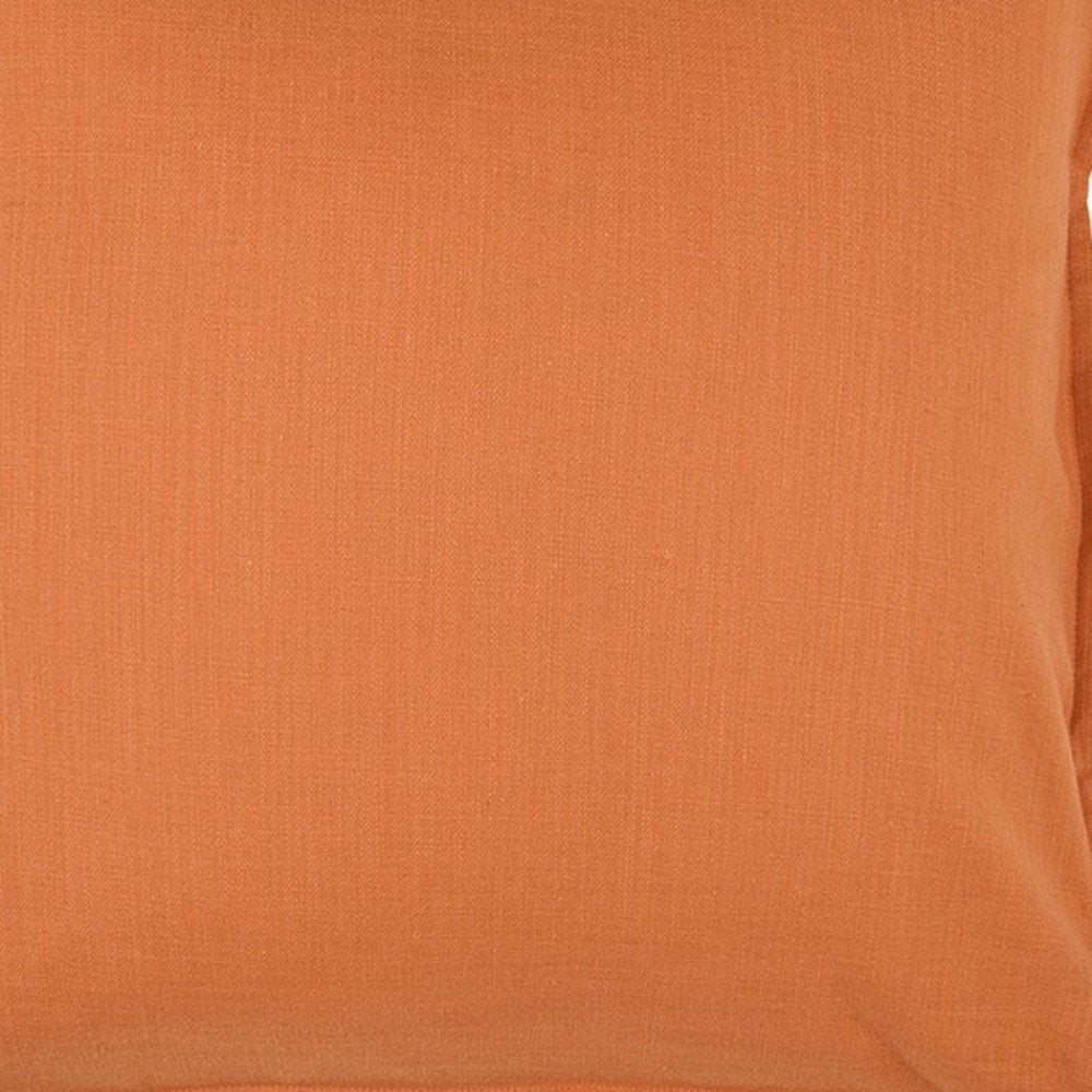 20" Brown Cotton Throw Pillow