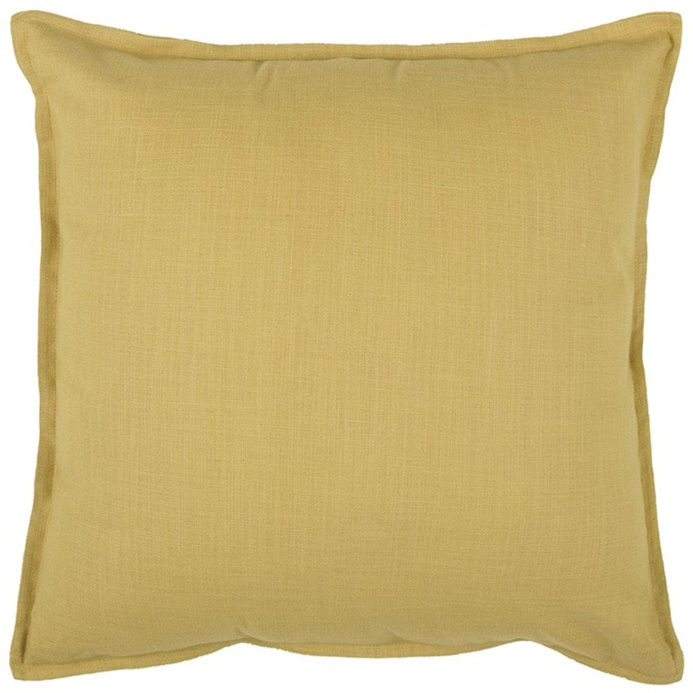 20" Brown Cotton Throw Pillow