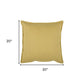 20" Brown Cotton Throw Pillow