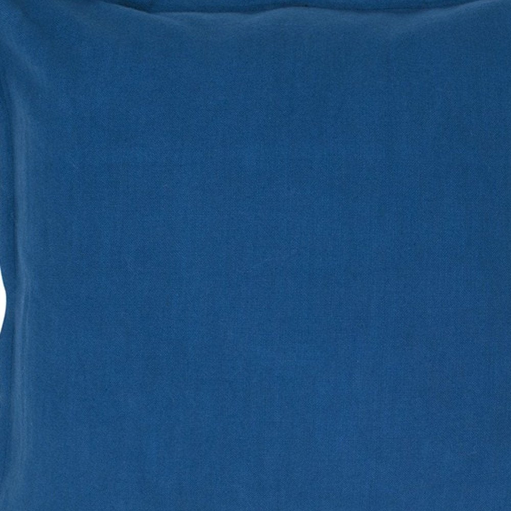 20" Brown Cotton Throw Pillow