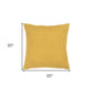 20" Brown Cotton Throw Pillow