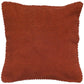 20" Brown Cotton Throw Pillow