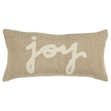 11" X 21" Natural Cotton Throw Pillow