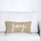 11" X 21" Natural Cotton Throw Pillow