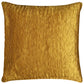 18" Gold Cotton Throw Pillow
