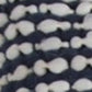 20" X 20" Blue and White Weave Cotton Zippered Pillow