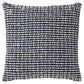 20" X 20" Blue and White Weave Cotton Zippered Pillow