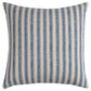 Gray Natural Ticking Stripe Throw Pillow