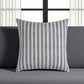 Gray Natural Ticking Stripe Throw Pillow
