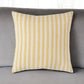 Gray Natural Ticking Stripe Throw Pillow