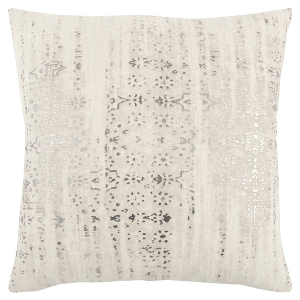 20 X 20 Natural Zippered 100% Cotton Throw Pillow