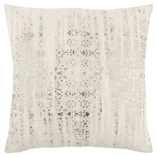 20 X 20 Natural Zippered 100% Cotton Throw Pillow