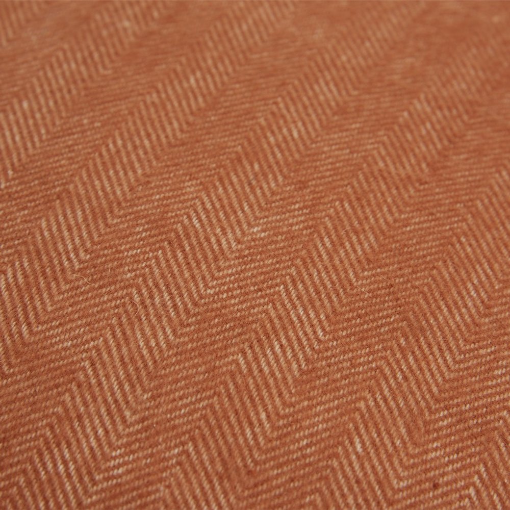 20" Brown Cotton Throw Pillow