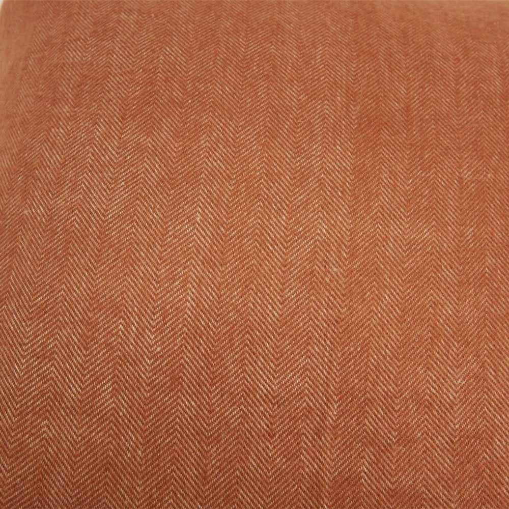 20" Brown Cotton Throw Pillow