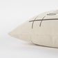 Gray Cream Canvas Family Love Throw Pillow