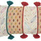 Multicolored Ornate Panel Lumbar Pillow