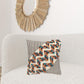 Multicolored Chevron Diagonal Panel Throw Pillow