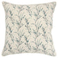 Blue Tiny Floral Buds Throw Pillow