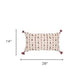 14" X 26" Natural Cotton Throw Pillow