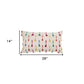 Bright Tone Feathered Arrows Lumbar Pillow
