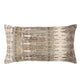 Gray Beige Tribal Distressed Lumbar Pillow