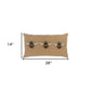 Tan Honeybees Trio Deocrative Lumbar Pillow